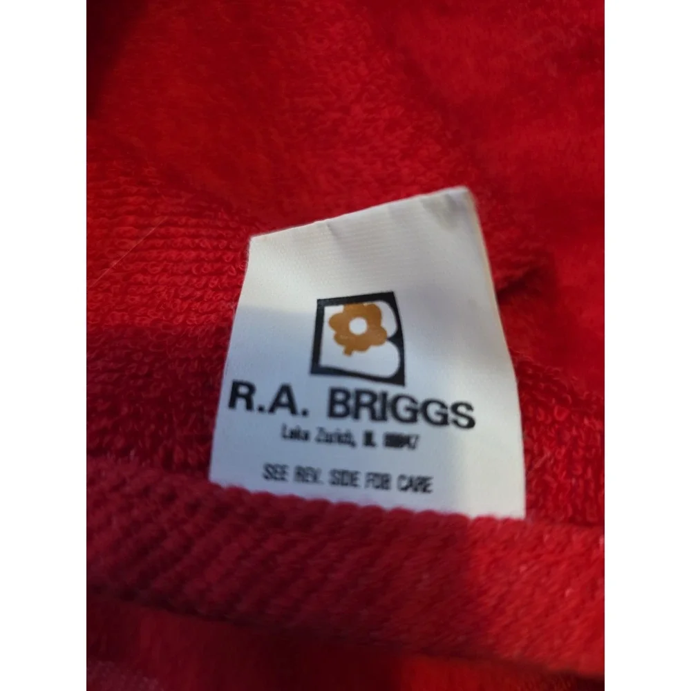 Vintage R.A. Briggs Christmas Towel Set – Bath Towel + Hand Towel – Embroidered